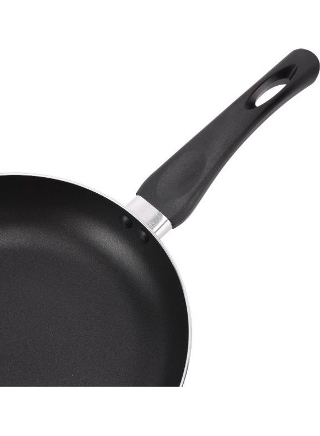 Royalford - Aluminum Fry Pan Strong Aluminum Body With Non-Stick Coating And Bakelite Handle Black 24x4.5cm - Image 1