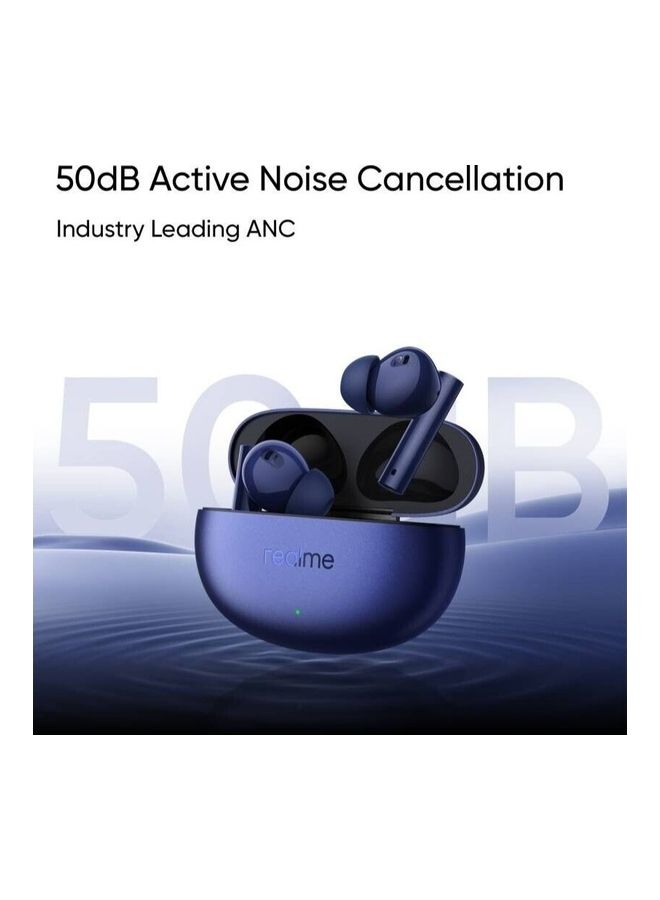 realme - Buds Air 5 With 50dB ANC Upto 38 hours Playback Bluetooth Headset Blue - Image 1