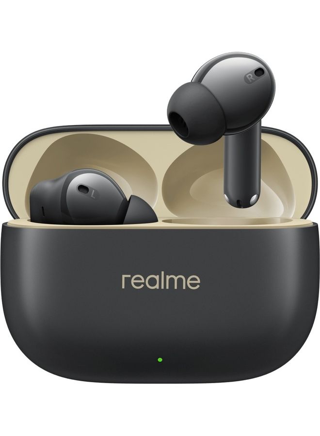 realme - Buds T300 Wireless Earphone 40 Hours Battery Life IP55 Waterproof Active Noise Cancelling Bluetooth 5.3 Headphone Black - Image 1