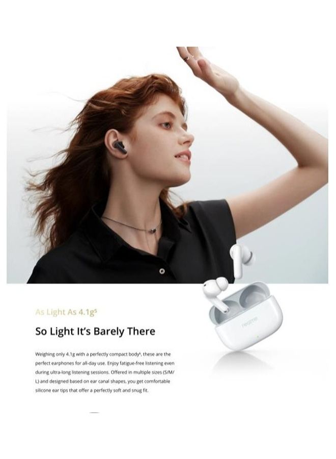 realme - Buds T300 Wireless Earphone 40 Hours Battery Life IP55 Waterproof Active Noise Cancelling Bluetooth 5.3 Headphone Black - Image 1