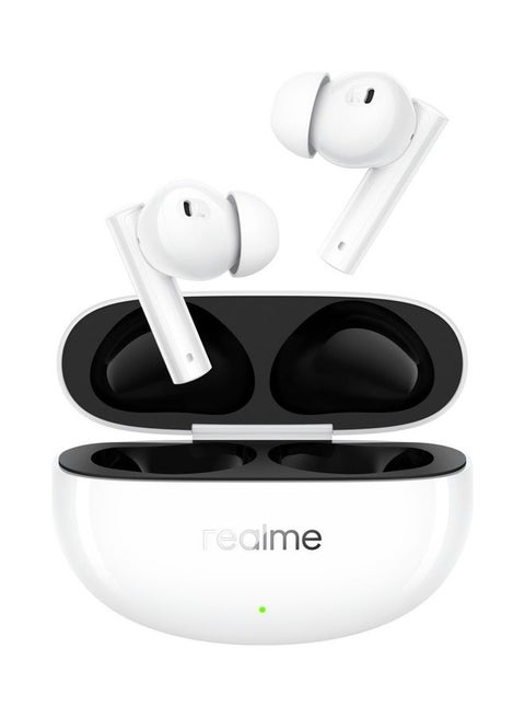 Buds Air 5 TWS Earphone Active Noise Cancellation 38Hour Battery Life IPX5 Bluetooth 5.3 True Wireless Headphone White