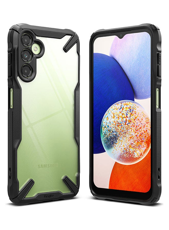 Ringke Fusion-X Compatible With Samsung Galaxy A14 4G / 5G Case Hard Back Soft Flexible TPU Bumper Scratch Resistant Shockproof Phone Cover Black - Image 1