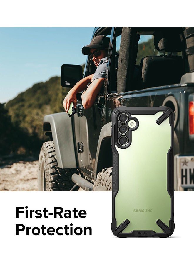 Ringke Fusion-X Compatible With Samsung Galaxy A14 4G / 5G Case Hard Back Soft Flexible TPU Bumper Scratch Resistant Shockproof Phone Cover Black - Image 4