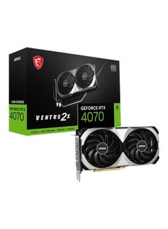 GeForce RTX 4070 VENTUS 2X OC Graphics Card, 12GB GDDR6X 192-Bit Memory, 2505 MHz Boost Clock, 5888 CUDA Cores, 21 Gbps Memory Speed, PCI Express Gen 4, DisplayPort x 3HDMI x 1 | 912-V513-208