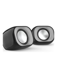 HP Multimedia USB Wired Mini Desktop Speaker For PC's, Laptops And Other Devices With 35 Mm Audio Output Black  - Image 4