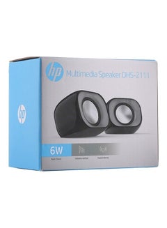 HP Multimedia USB Wired Mini Desktop Speaker For PC's, Laptops And Other Devices With 35 Mm Audio Output Black  - Image 5