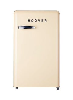 Single Door Retro Style Refrigerator Compact Size Free Standing Fridge Best For Bedroom Office And Mini Bar Defrost System Freezer Compartment Inside 123.0 L HSD-K123-RW Cream