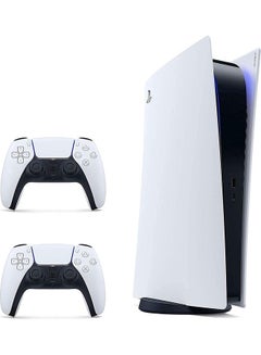 Playstation 5 Digital Edition Console Bundle with Extra DualSense Controller