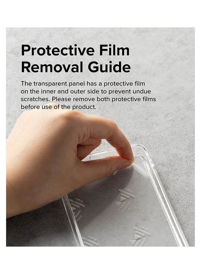 Ringke Fusion Compatible With Samsung Galaxy A34 5G Case Translucent Anti-Scratch Hard PC Back Shockproof TPU Bumper Protective Phone Cover Clear - Image 3