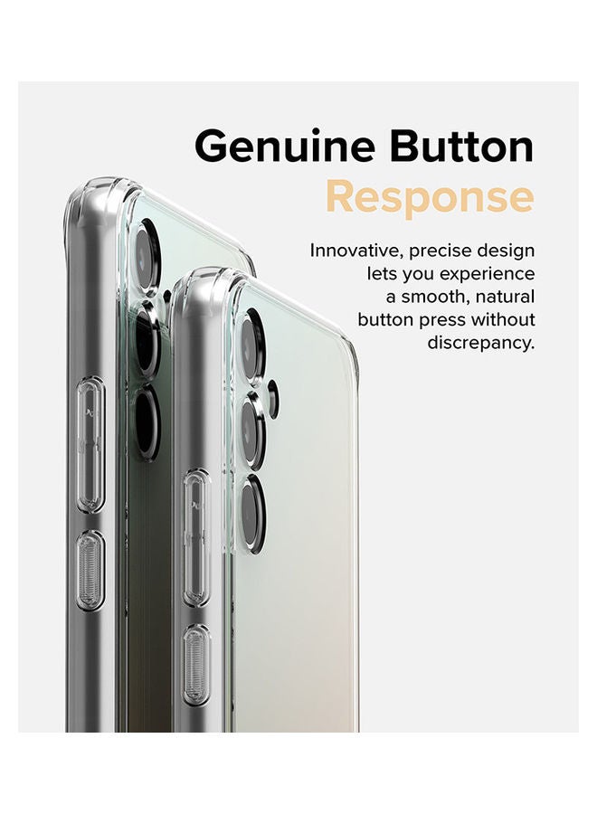 Ringke Fusion Compatible With Samsung Galaxy A34 5G Case Translucent Anti-Scratch Hard PC Back Shockproof TPU Bumper Protective Phone Cover Clear - Image 4