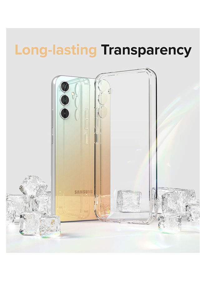 Ringke Fusion Compatible With Samsung Galaxy A34 5G Case Translucent Anti-Scratch Hard PC Back Shockproof TPU Bumper Protective Phone Cover Clear - Image 5
