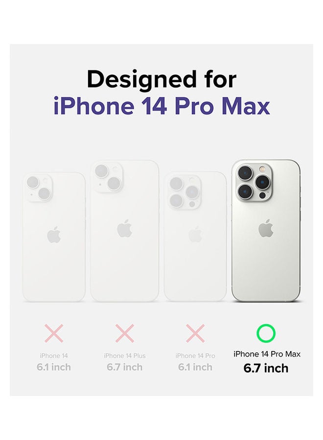 Ringke Slim Case Compatible With iPhone 14 Pro Max Ultra-Thin Transparent Impact-Resistant And Durable Protective Cases Matte Clear - Image 2