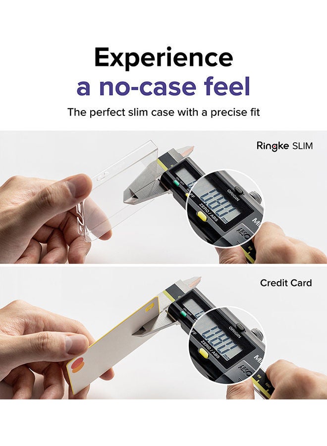 Ringke Slim Case Compatible With iPhone 14 Pro Max Ultra-Thin Transparent Impact-Resistant And Durable Protective Cases Matte Clear - Image 3