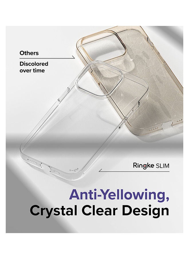Ringke Slim Case Compatible With iPhone 14 Pro Max Ultra-Thin Transparent Impact-Resistant And Durable Protective Cases Matte Clear - Image 5