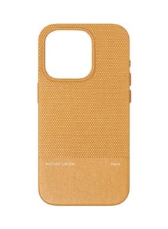 Native Union (RE)Classic Leather Case w/ Magsafe for Apple iPhone 15 Pro 2023 6.1"| 6-Ft Drop Protection - Kraft  - Image 1
