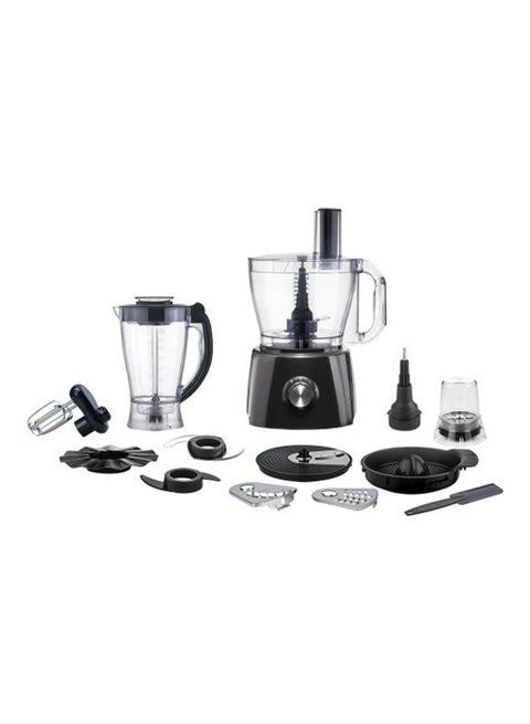 Food Processor With 28 Functions 3.0 L 800.0 W DFP 3170 Black