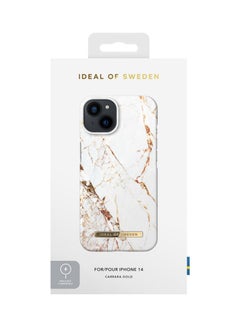 iDeal of Sweden Protective Case And Cover Fashion MagSafe For iPhone 14 Carrara Gold  - Image 2