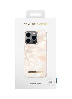 iDeal of Sweden Protective Case And Cover Fashion For iPhone 14 Max Rose Pearl Marble  - Image 4