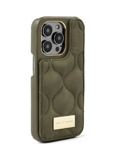 iDeal of Sweden Protective Case And Cover For iPhone 14 Pro Puffy Grip Khaki 