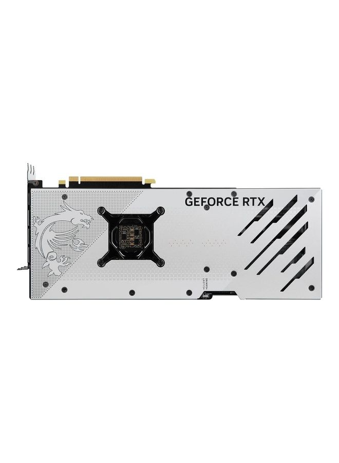 MSI - Gaming GeForce RTX 4070 Ti 12GB GDRR6X 192-Bit HDMI/DP Nvlink Tri-Frozr 3 Ada Lovelace Architecture Graphics Card RTX 4070 Ti Gaming X Trio White 12G - Image 1