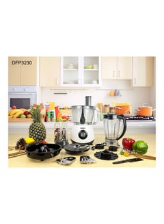 DAEWOO Food Processor With 25 Functions 3.0 L 800.0 W DFP 3230 White  - Image 3