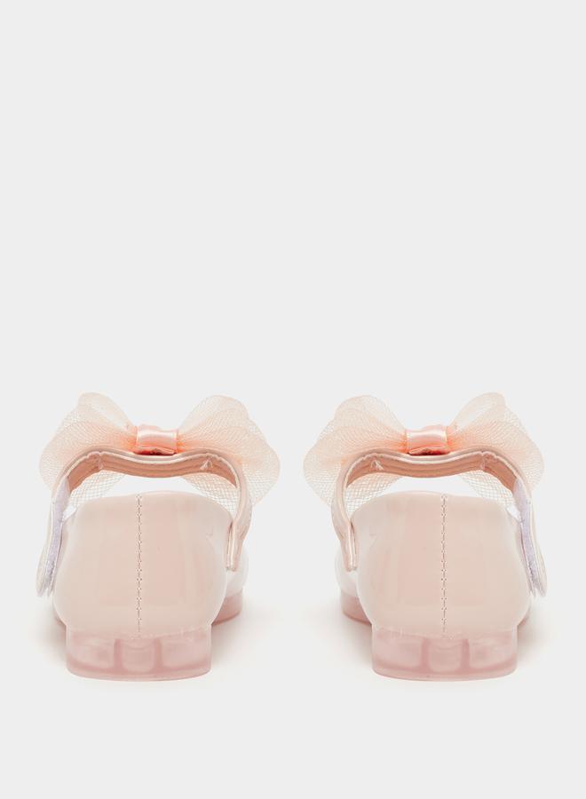 Styli Flower Corsage Flat Ballerinas Shoes  - Image 4