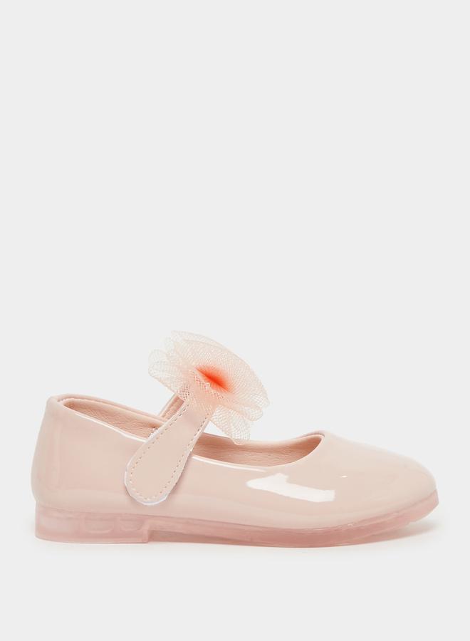 Styli Flower Corsage Flat Ballerinas Shoes  - Image 1