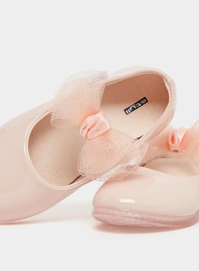 Styli Flower Corsage Flat Ballerinas Shoes  - Image 3