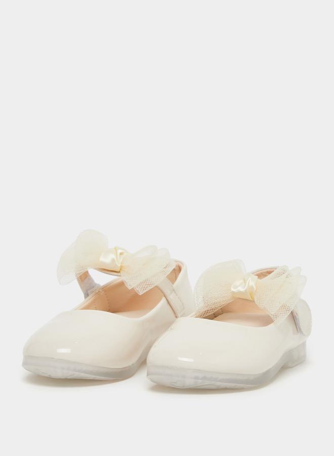 Styli Flower Corsage Flat Ballerinas Shoes  - Image 2