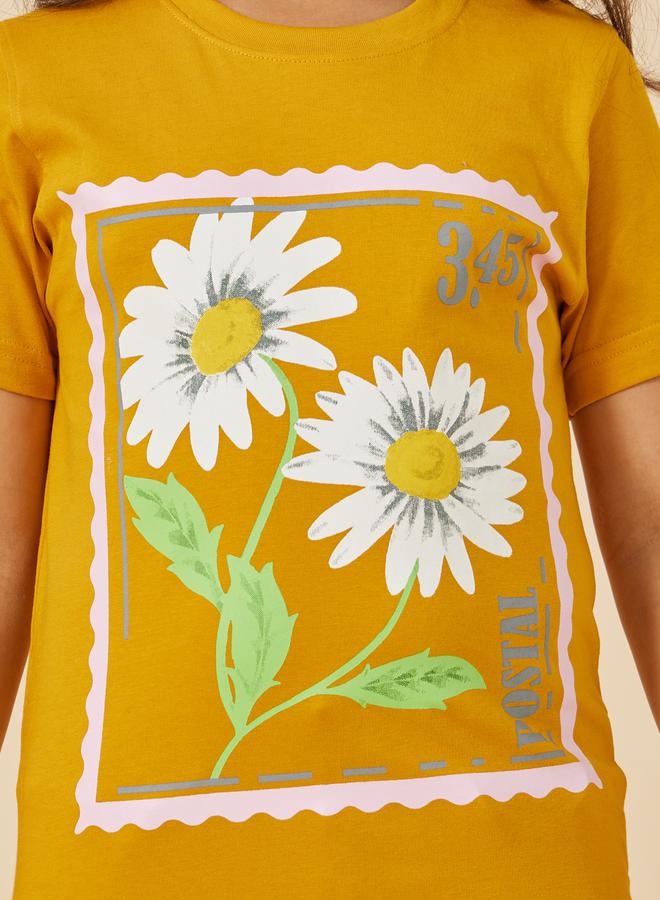 Styli Graphic Print Round Neck T-Shirt  - Image 4