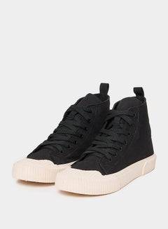 Styli Hi-Top Canvas Lace Up Sneakers  - Image 2