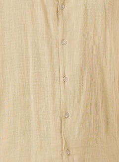 Styli Solid Resort Collar Relaxed Fit Shirt and Trousers Co-Ords  - Image 3