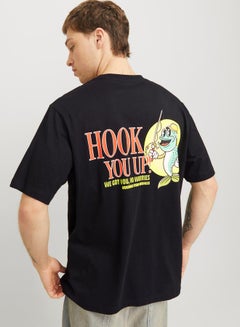 Jack Jones Graphic Print Crew Neck T-Shirt  - Image 3