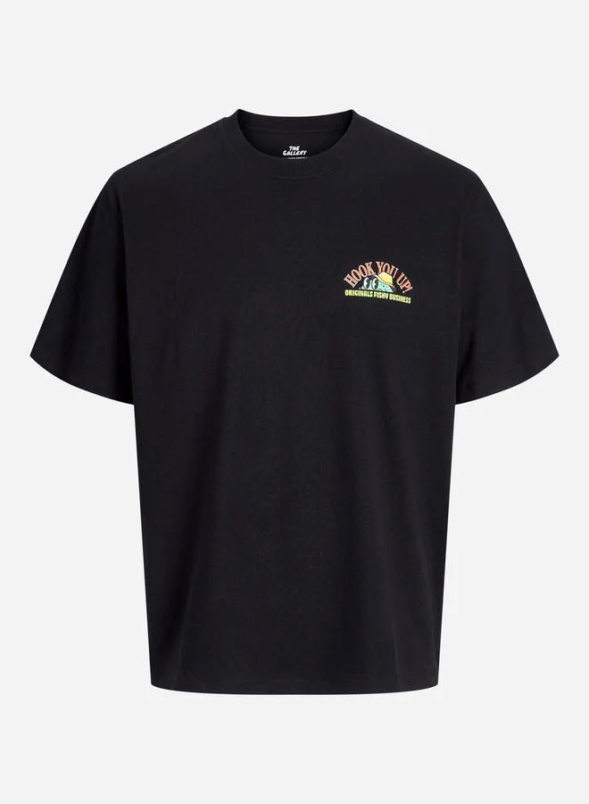 JACK & JONES Graphic Print Crew Neck T-Shirt