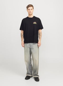 Jack Jones Graphic Print Crew Neck T-Shirt  - Image 1