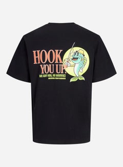 Jack Jones Graphic Print Crew Neck T-Shirt  - Image 5