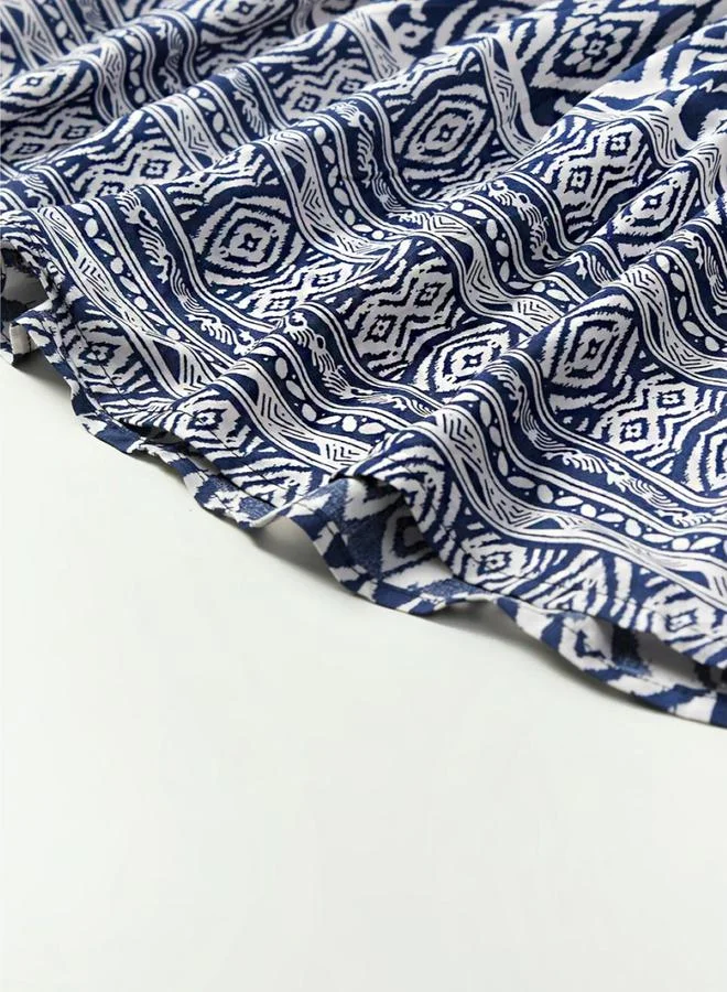 BELLA MODA Printed Empire Waist Dress