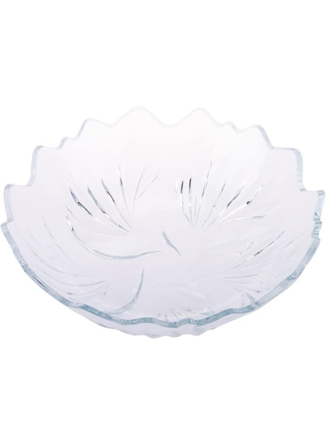 AKDC Victoria Large Fruit Bowl L(18CM) XW(18CM) XH(9CM) Transparent - Image 3