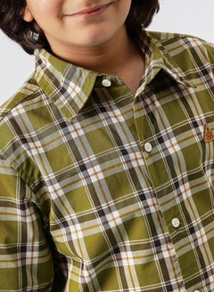 Stylo Bug Checked Long Sleeve Shirt by Styli  - Image 5