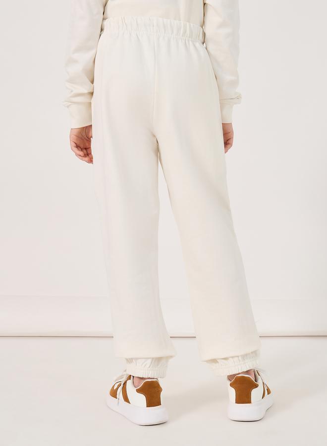 Styli - Slogan Printed Regular Fit Joggers - Image 1