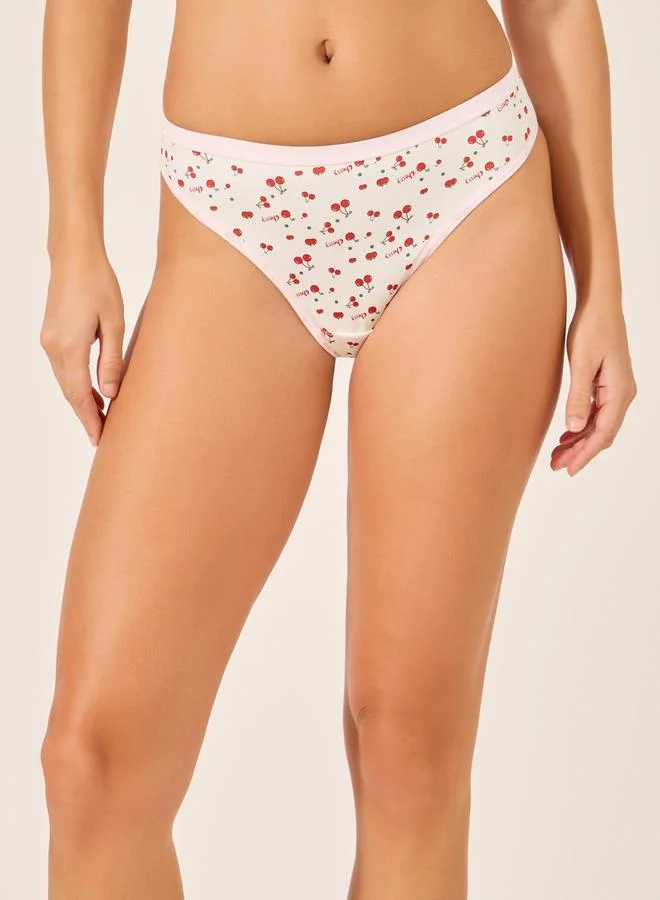 Styli Pack of 5 - Fruit Printed Bikini Briefs