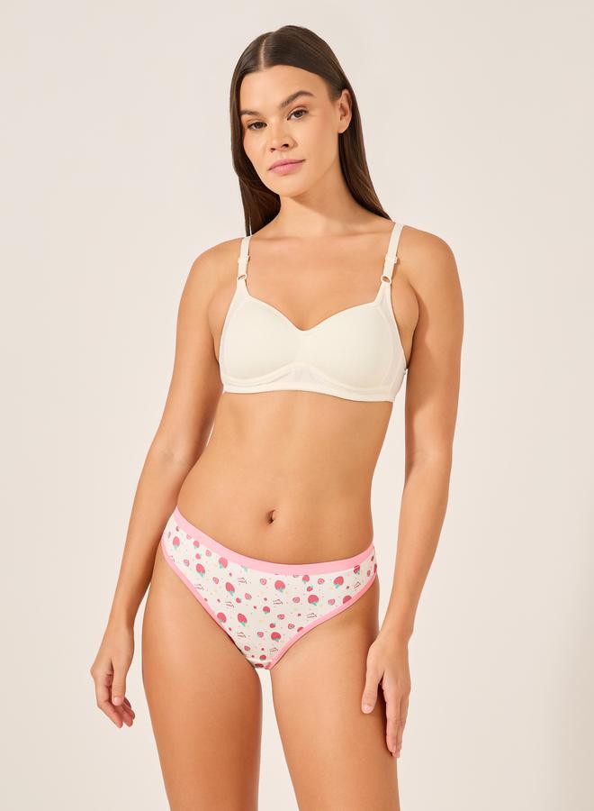 Styli Pack of 5 - Fruit Printed Bikini Briefs  - Image 4