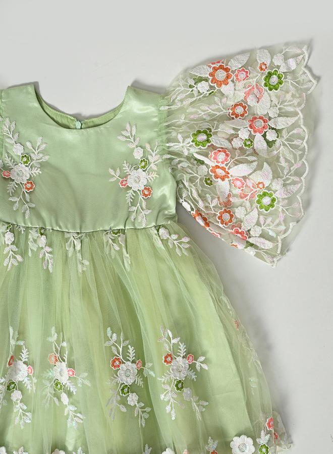 بيلا مودا فستان بتطريز الزهور - Image 3