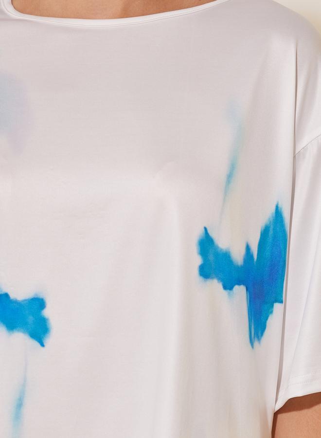 Take Two Tie Dye Short Sleeve Top and Skirt Set  - Image 3
