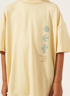 Styli Oversized Graphic Print T-Shirt  - Image 3