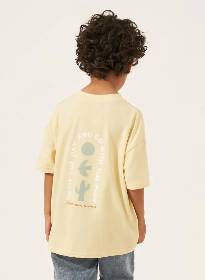 Styli Oversized Graphic Print T-Shirt