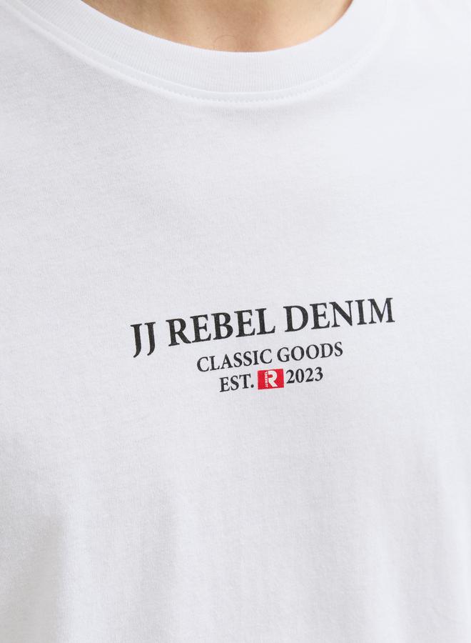 JJ Rebel by Jack & Jones Slogan Print Crew Neck T-Shirt  - Image 2