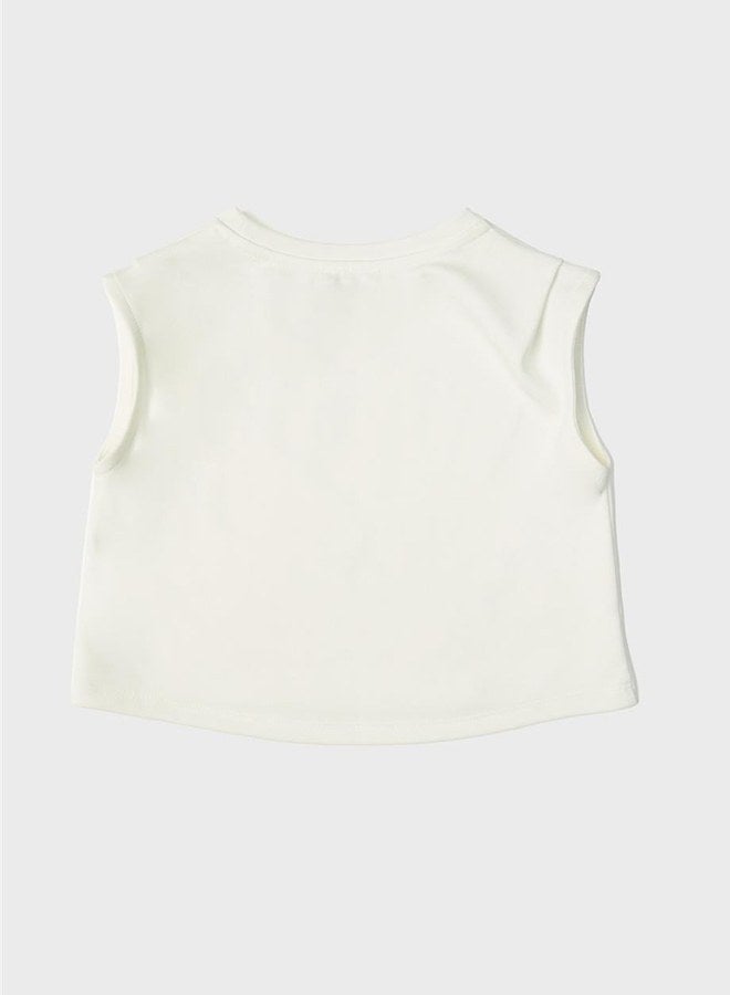 Lia Lea Girl Off White Blouse - Image 5