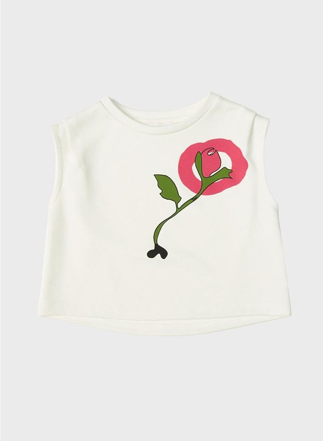 Lia Lea Girl Off White Blouse - Image 4