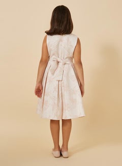 Styli Jacquard Round Neck Sleeveless Dress  - Image 5